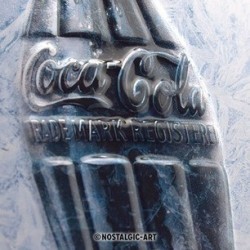Metal Plate - Vintage - Coca-Cola Ice Cold
