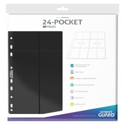 UG  24-Pockets – Quadrow Side-Loading Pages  (10) Black
