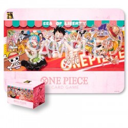 One Piece Card Game - Playmat and Card Case Set -25th...