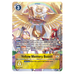 Digimon Card Game Adventure Box 2 AB02 Yellow Memory Boost!