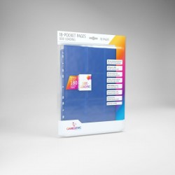 Gamegenic - Sideloading 18-Pocket Pages 10 pcs pack Blue