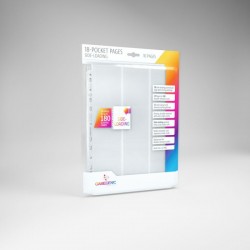 Gamegenic - Sideloading 18-Pocket Pages 10 pcs pack White