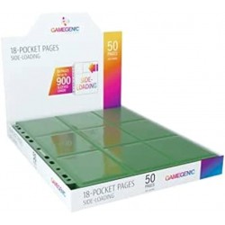 Gamegenic - Sideloading 18-Pocket Pages DISPLAY Green