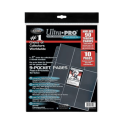 UP - 9-Pocket Pages (11 Hole) Refill Pack (10 Pages)