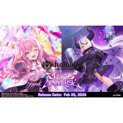 hololive OFFICIAL CARD GAME Curious Universe Booster Display