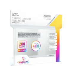 Gamegenic - Standard Card Game Value Pack Matte Clear...