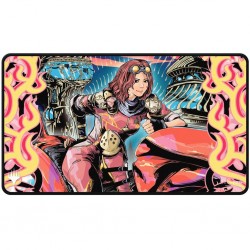 UP - MTG 2025 Multiplanar Race Set Black Stitched Playmat...