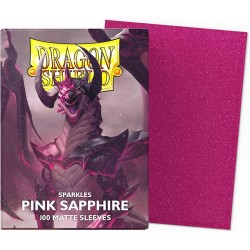 Dragon Shield Standard Matte Sleeves - Pink Sapphire
